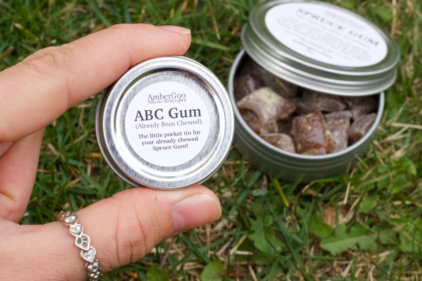 ABC Gum Pocket Tin (for your Already Been Chewed Gum)