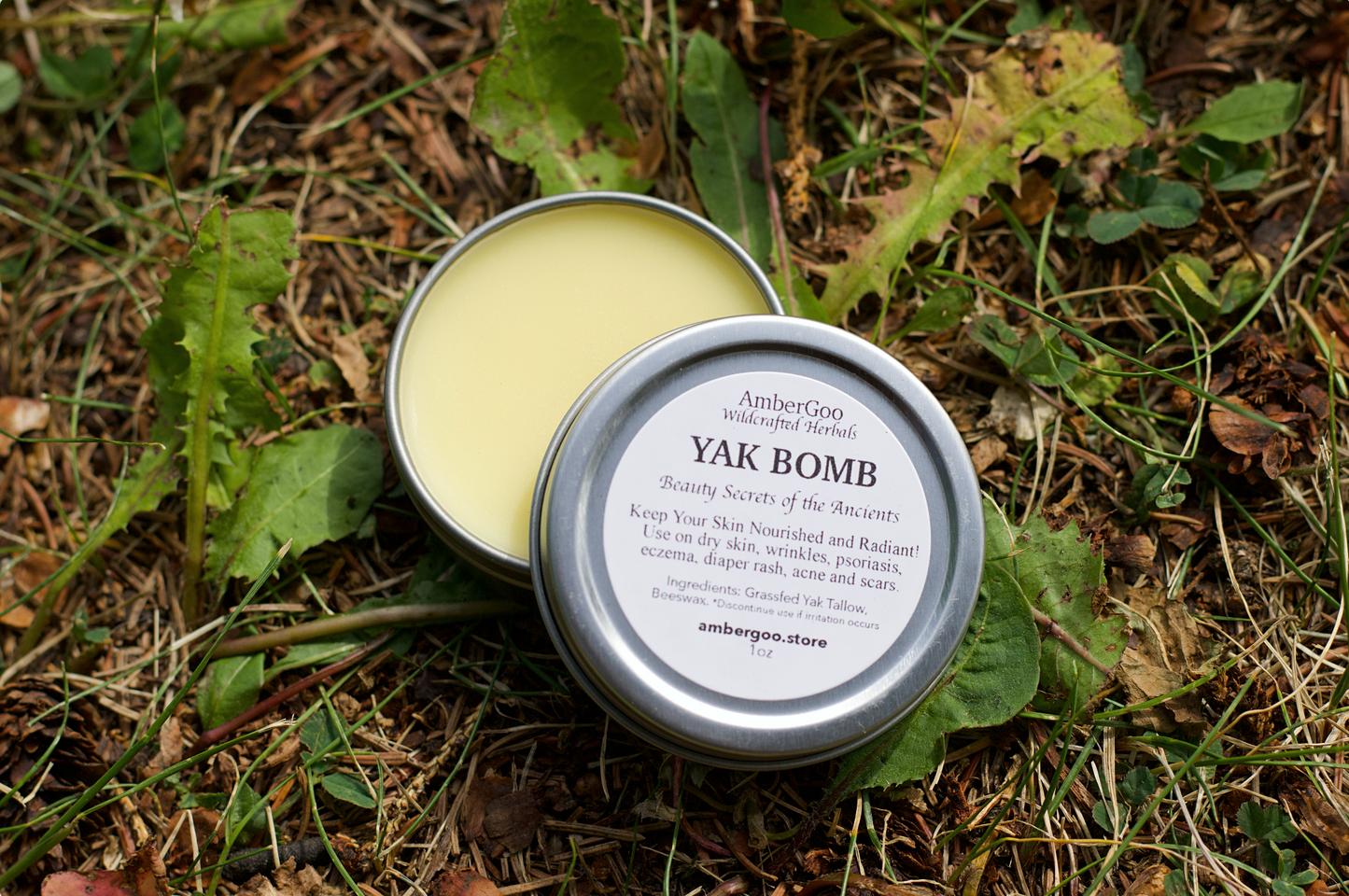 YAK BOMB: Grassfed Yak Tallow with Beeswax (Unscented)