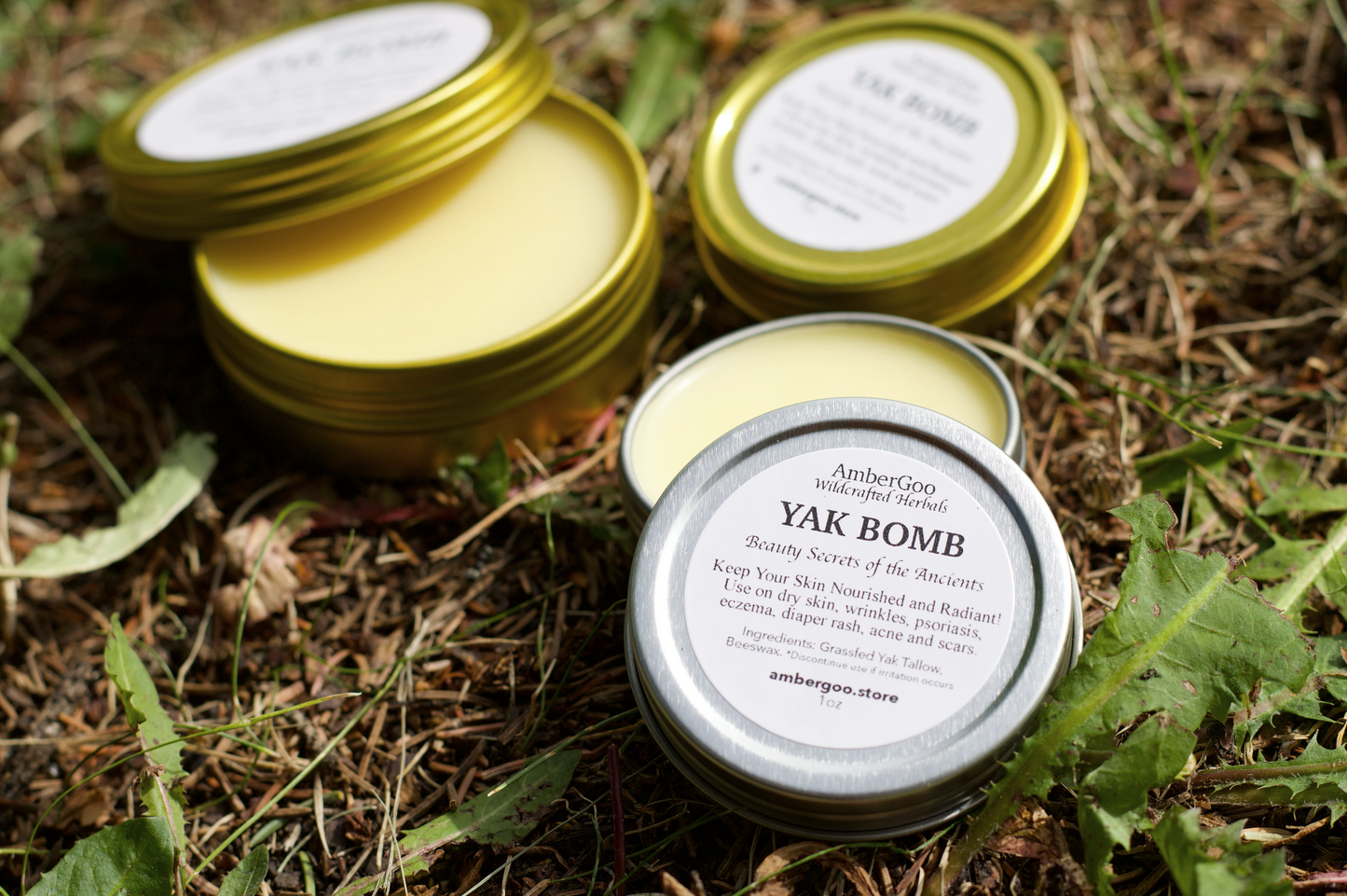 YAK BOMB: Grassfed Yak Tallow with Beeswax (Unscented)