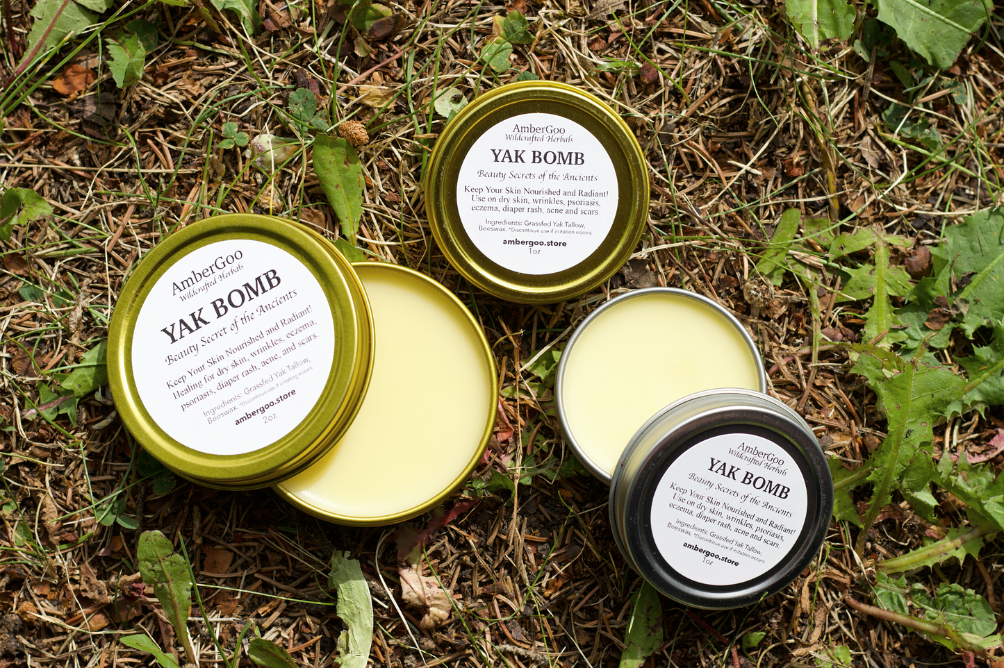 YAK BOMB: Grassfed Yak Tallow with Beeswax (Unscented)
