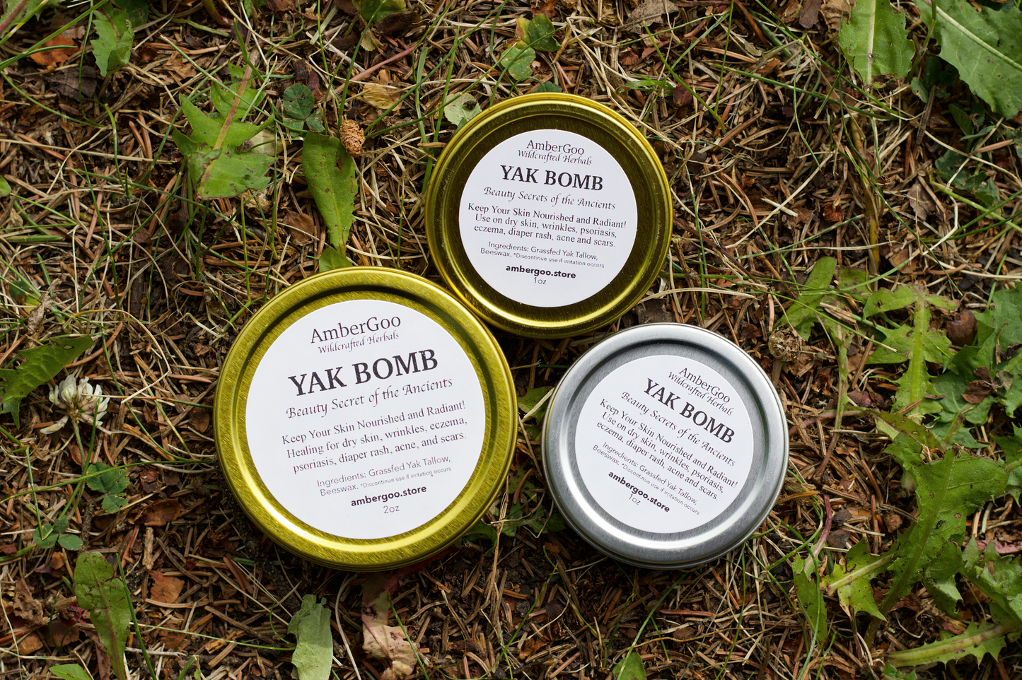 YAK BOMB: Grassfed Yak Tallow with Beeswax (Unscented)