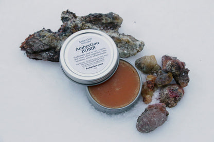 AmberGoo Bomb (Traditional Spruce Pitch Salve)