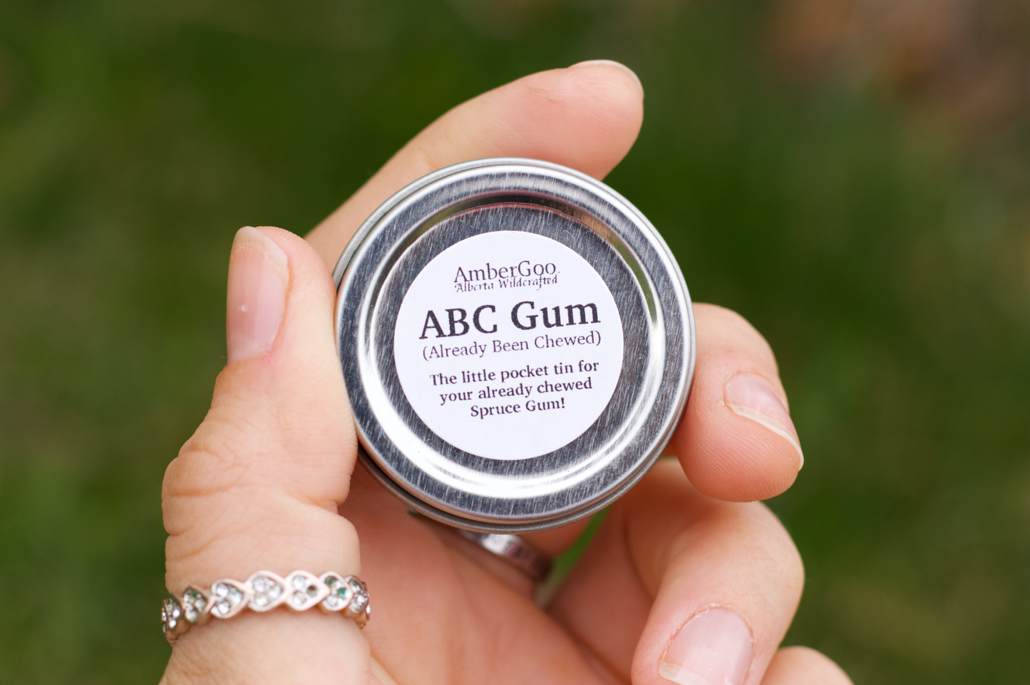 ABC Gum Pocket Tin (for your Already Been Chewed Gum)