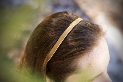 Buckskin Tie: Traditionally hand brain-tanned and smoked