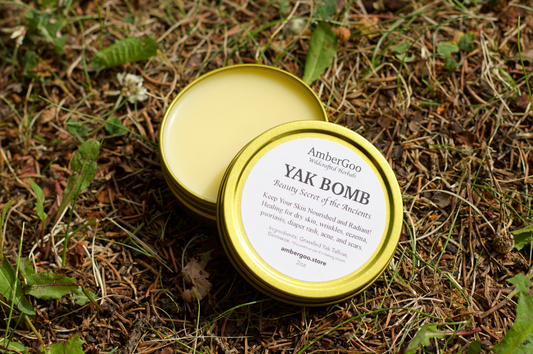 YAK BOMB: Grassfed Yak Tallow with Beeswax (Unscented)